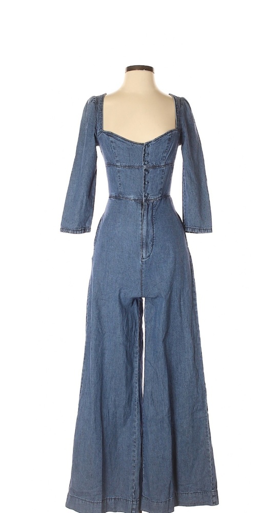 ON HOLD FOR STARSHA27!! free people denin jumpsuit